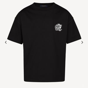 LV SMOKE PRINTED TEE, Size Medium